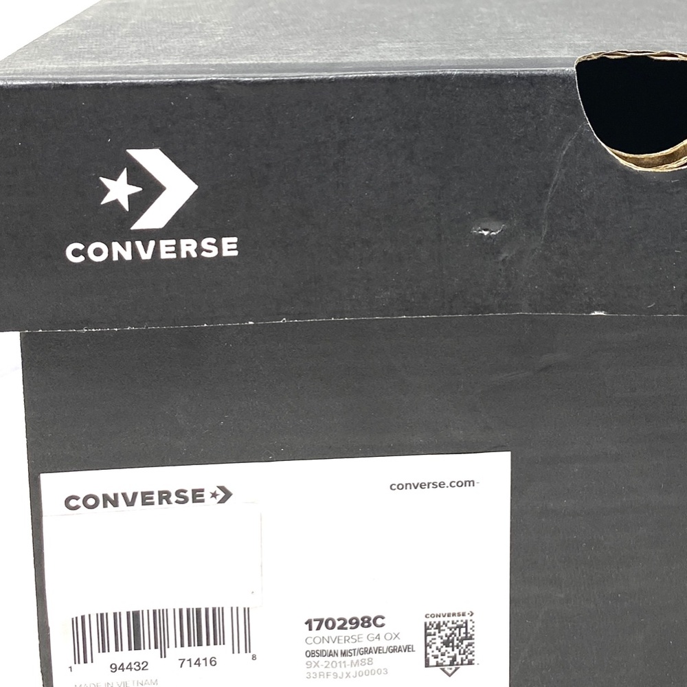 Converse G4 OX Obsidian Low Top Blue Silver Mesh Men’s Size Sneakers 170298C - Picture 10 of 11